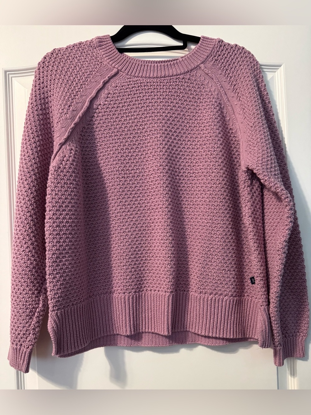 GAP Textured Crewneck Lavender Sweater